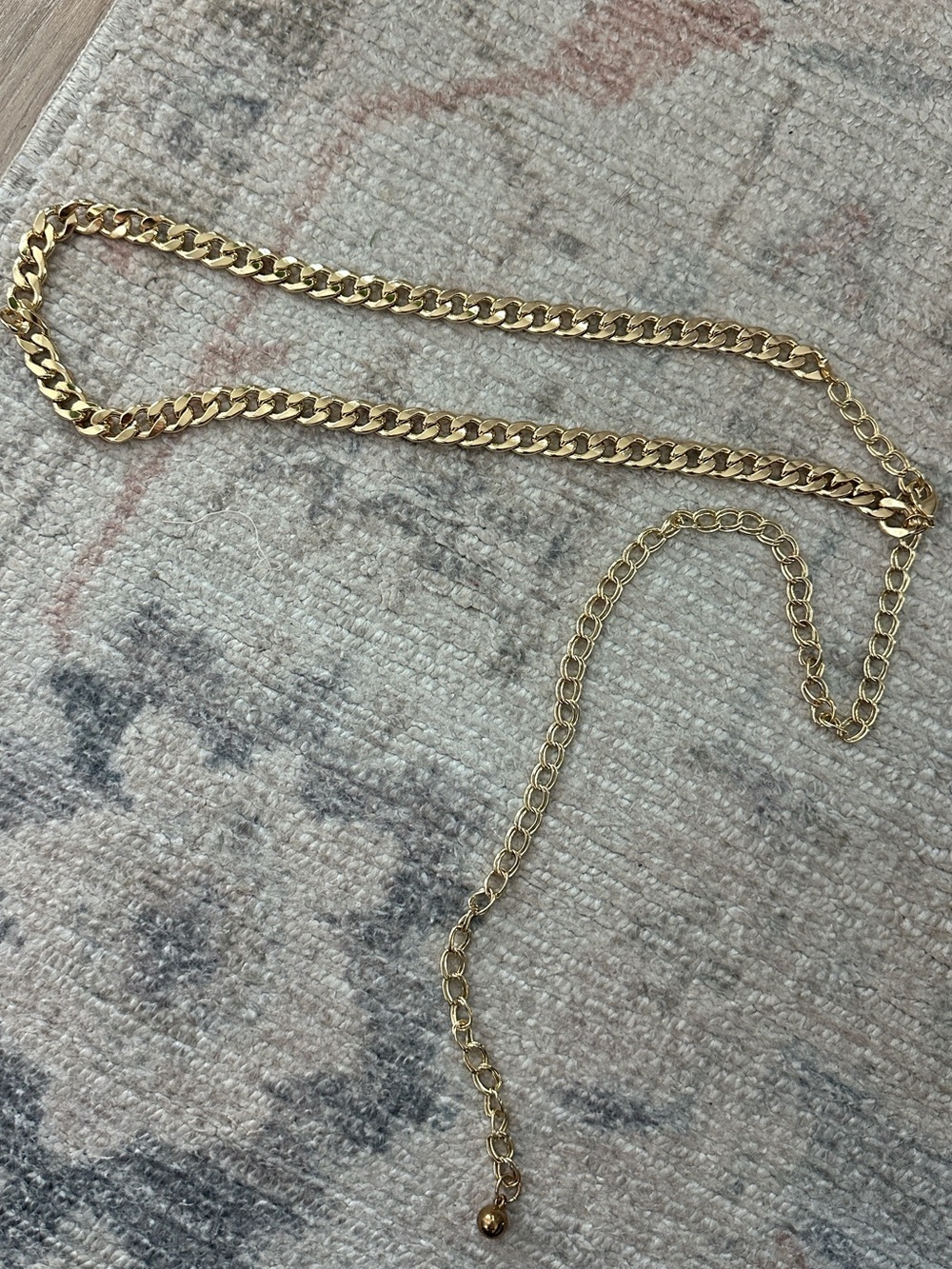 Adjustable Gold Chain Waist Belt for Women